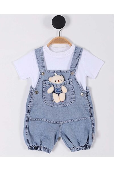 voyyo kids baby Baby Boy 2-Piece Stylish Set with Summer Teddy Bear Accessori...