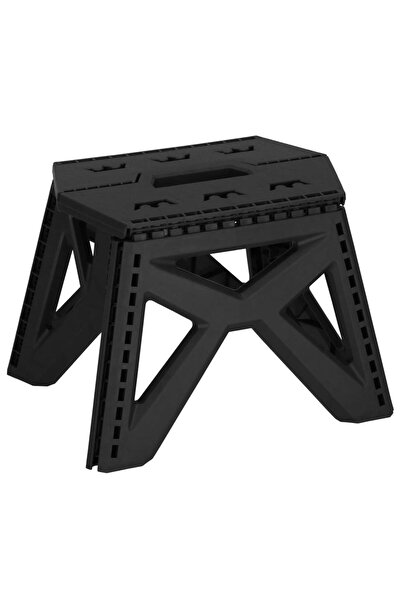 SERSIMO Πτυσσόμενο πλαστικό σκαμπό, 100 κιλά, συμπαγές, με λαβή, 23x31x23 εκ....