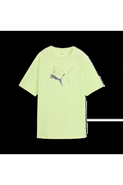 Puma EVOSTRIPE Γραφικό T-Shirt Κίτρινο Γυναικείο T-Shirt