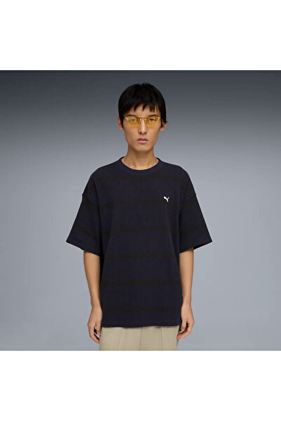 Puma SELECT Essentials Μπλουζάκι Βάφλα Μαύρο Ανδρικό T-Shirt