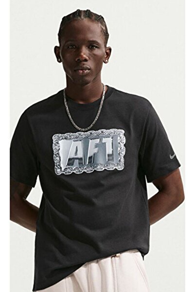Nike Men's T-Shirt Nk Tee Cotton T-Shirt Printed T-Shirt Men's T-Shirt Af1 La...