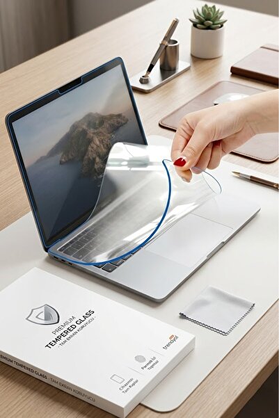 Rona Home Διαφανής προστατευτική μεμβράνη γραφείου πάχους 1,2 χιλιοστών, ανθε...