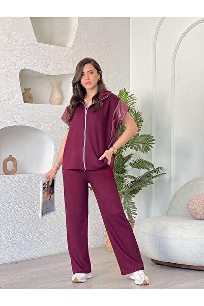 DE'VESTA Yelekli Fermuarlı Modal Kumaş Paraşüt Detaylı Relax Ovirsize Günlük ...