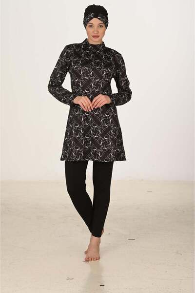 Fantasy Μαγιό Λύκρα με πλήρη κάλυψη σε μεγάλο μέγεθος 3419B