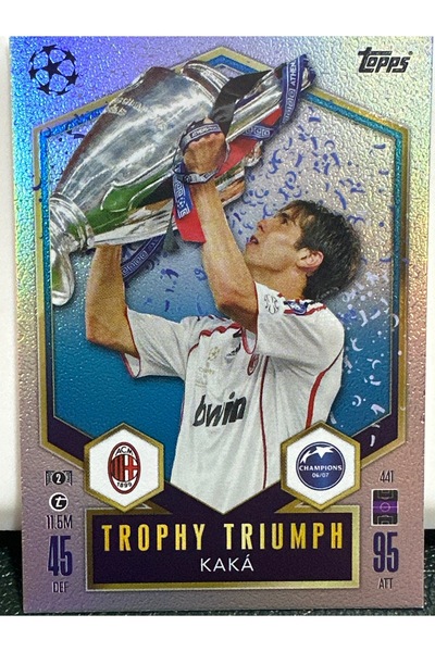 Match Attax topps KAKA AC MILAN