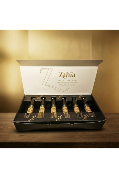 ZAHIA 3ml Lüks Mini Parfüm Seti 6’lı Unisex – Mazaj, Nabdh, Ostoorah, Samrah,...