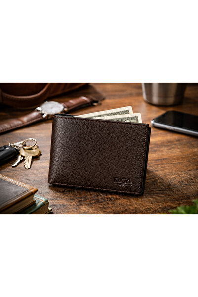 Legend Leather Diga 50 Genuine Leather Horizontal Men's Wallet with Coin Comp...