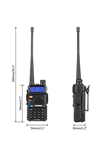 BAOFENG UV-5R çiftbant, 128 kanal,VOX,ProgramlanabilrArama Kurtarma/Güvenlik/...