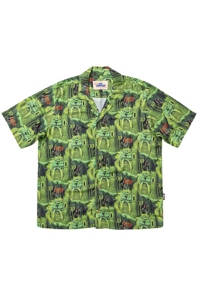 The Dudes CITADELIC ΠΡΑΣΙΝΟ ΧΑΒΑΪΑΝΙΚΟ ΠΟΥΚΑΜΙΣΟ ΠΟΛΥΧΡΩΜΟ XL