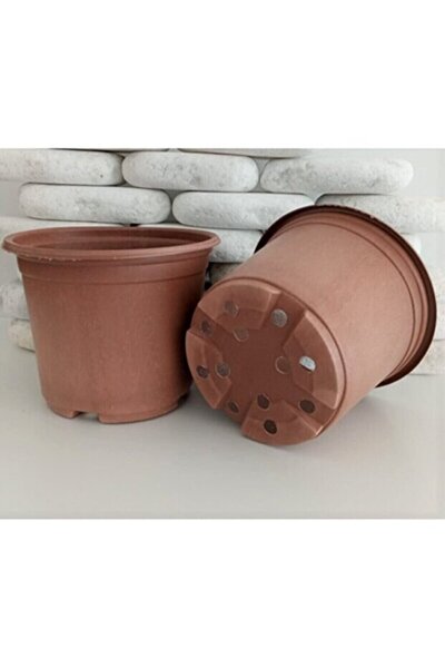 Asenya Yuvarlak Saksı 40 Adet 15x13 Cm Üretim Saksısı Vakum Saksı Ucuz Saksı