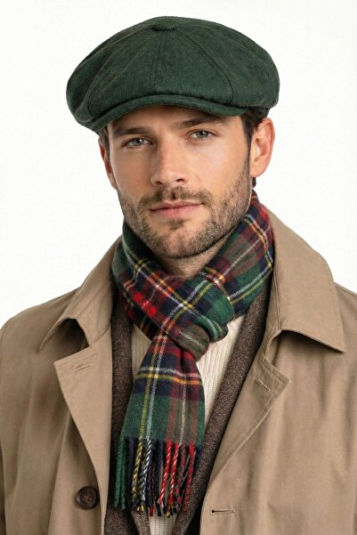 Adalua Men's Scarf and London Cap Set |   Stylish Winter Set