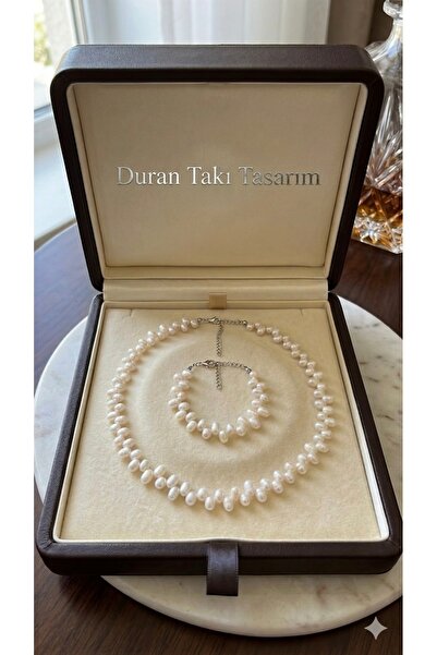 DURAN TAKI TASARIM Gerçek İnci Kolye