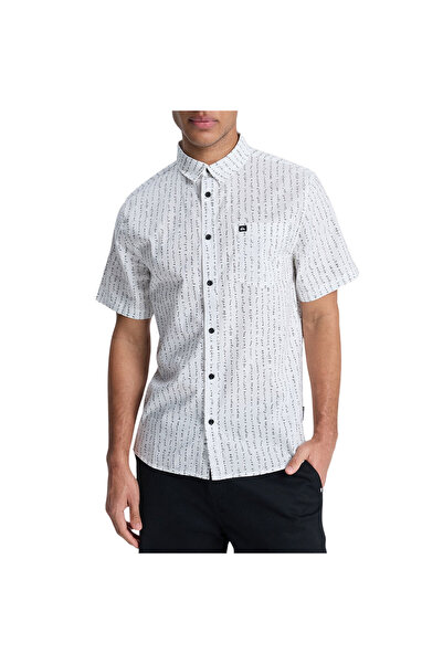 Quiksilver APERO ΚΛΑΣΙΚΟ ΠΟΥΚΑΜΙΣΟ ΠΑΓΟΥΡΕΝΟ ΚΑΜΟΥΦΛΑΖ ΛΕΥΚΟ ΟΣΤΟΥ Μ