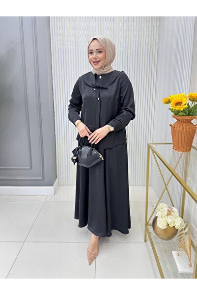 GK Satin Cupra Skirt Set