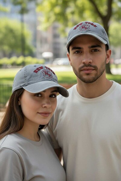 Aware Time Unisex Özle Washed Denim Cap Hat