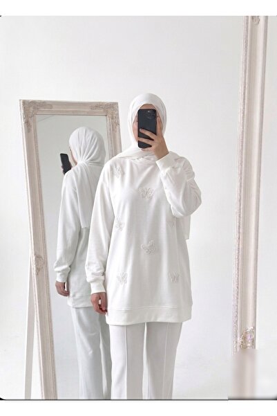 Azram Fashion Kadın kelebek detaylı tunik
