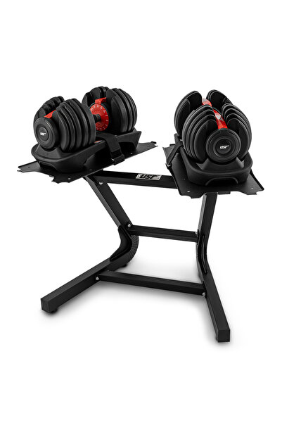 USR ADX243 2x24 Kg Ayarlanabilir Dambıl + Stand Set