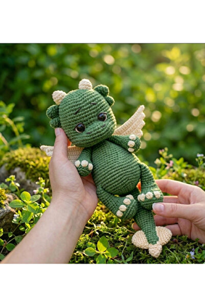 elizi dünyası Amigurumi Pofidik Ejder Rosa