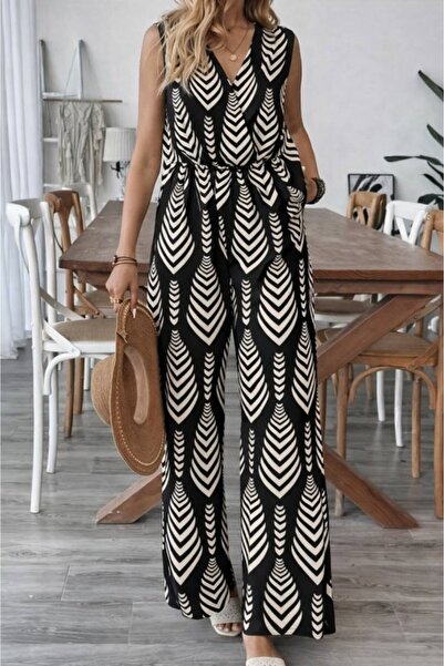 Modayakamoz Women's Patterned Woven Viscose Set