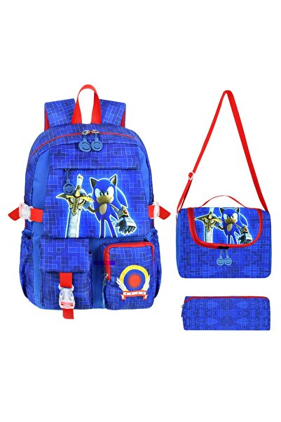 Waddell Σακίδιο πλάτης για αγόρια δημοτικού σχολείου με θέμα το Sonic σε κορε...