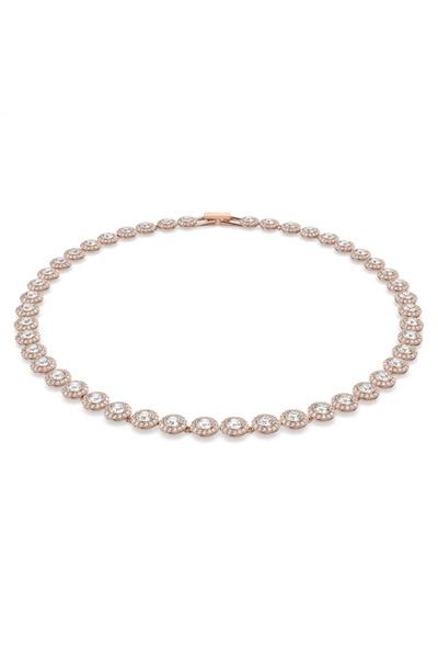 NOVVO Κολιέ Άγγελος Ροζ Χρυσό