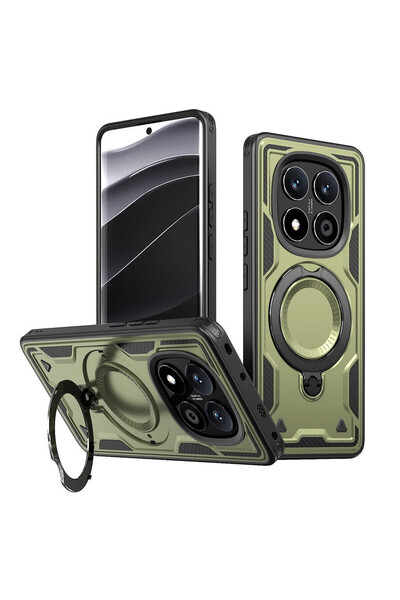 VERTEK Υβριδική Θωρακισμένη Θήκη MagRing Πολλαπλών Γωνιών για Xiaomi Redmi No...