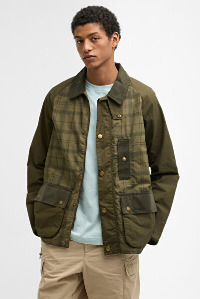 Barbour Festival Modified Bedale Ceket OL32 Dusky Green Tartan