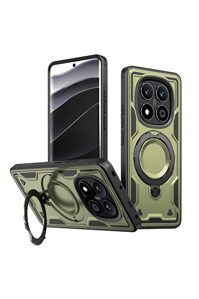 VERTEK Υβριδική Θωρακισμένη Θήκη MagRing Πολλαπλών Γωνιών για Xiaomi Redmi No...