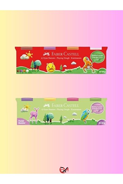 Faber Castell عجينة اللعب 8 ألوان 8x100 جرام