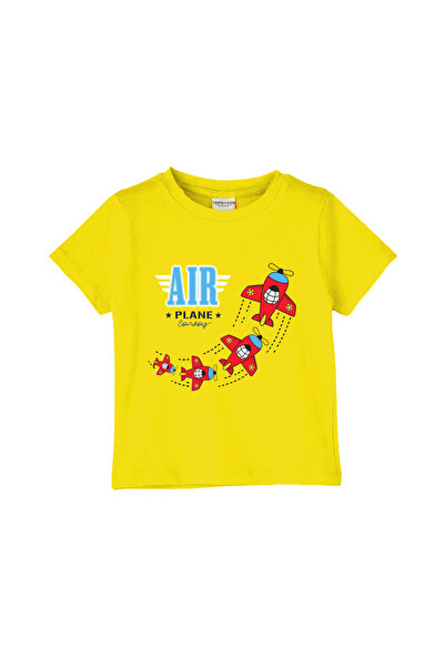 Yoo Street Airplane Cowboy Graphic T-Shirt for Unisex Kids 100% Cotton, Multi...