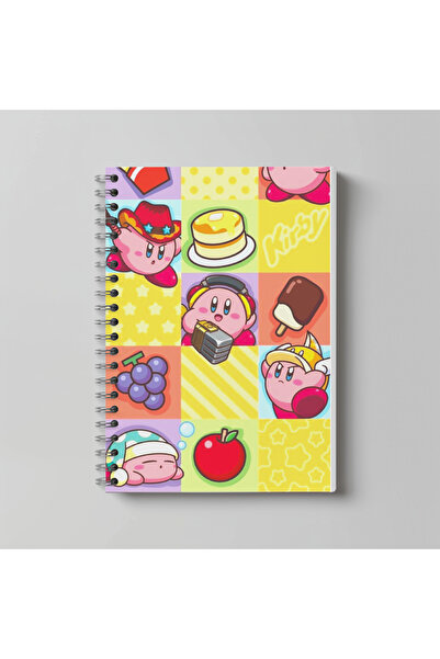 nihonwosekai Caiet spiralat Kirby Anime format A4, 60 de foi