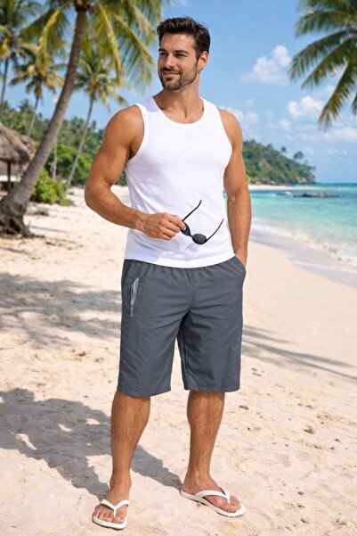 DRESSY LIFE Men's Swim Shorts & Short Capri-Bermuda Pants