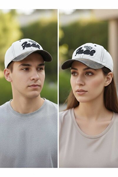 Aware Time Unisex Özle Washed Denim Cap Hat