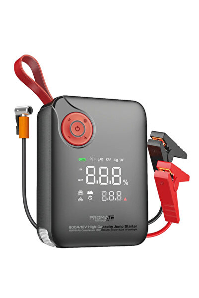 Generic 800A/12V High-Capacity Jump Starter 150PSI Air Compressor with 10000m...