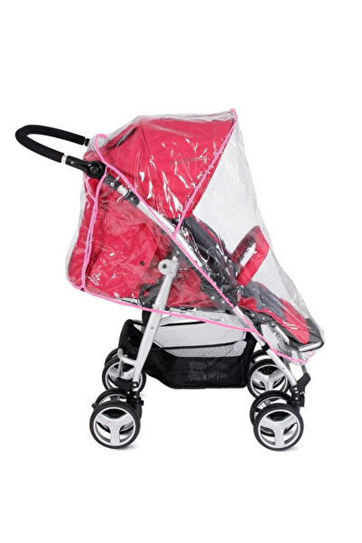 Generic Brand Baby Stroller Rain Cover - Pink