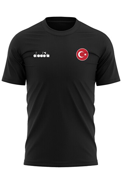 Diadora Μπλουζάκι προπόνησης της εθνικής ομάδας Μπέργκαμο, μαύρο