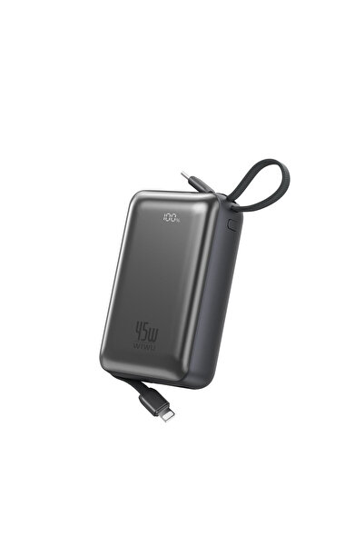 WIWU AS-182 Galaxy Pro Max Serisi Type-C Lightning Çıkışlı Powerbank PD 45W 2...