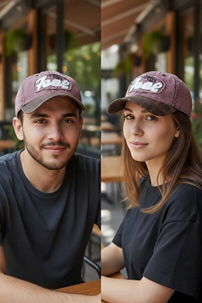 Aware Time Unisex Özle Washed Denim Cap Hat