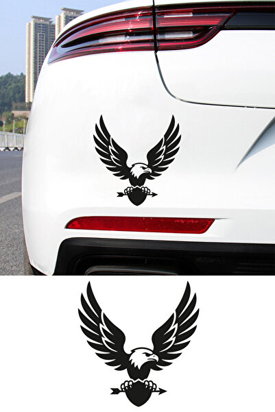 MIGNATIS Eagle Emblem Auto Sticker – Car Auto Motor Decorative Sticker 14X15Cm