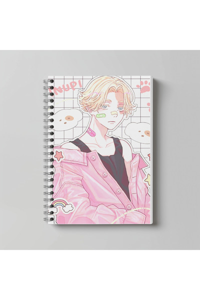 nihonwosekai Caiet spiralat Tokyo Revengers Anime, format A4, 60 de foi