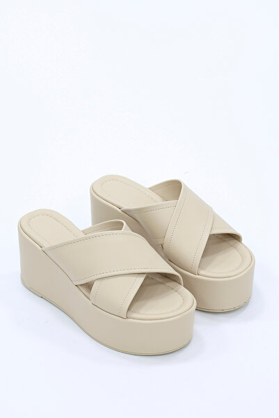 kajal ayakkabı Παντόφλες με χοντρή σόλα JUNO Cross Strap