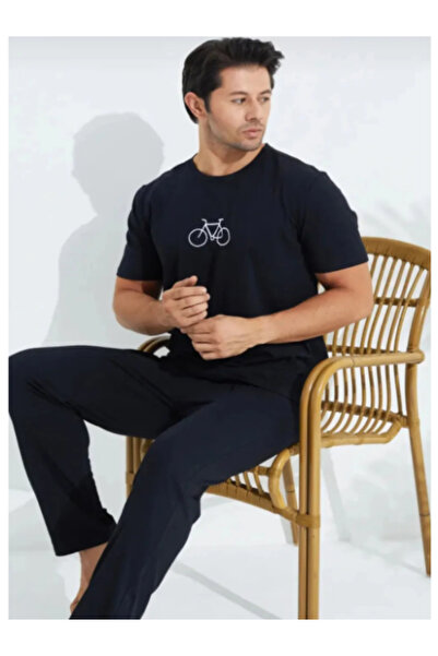 Pijamask ανδρικό ποδηλατικό κοντομάνικο σετ πιτζάμες