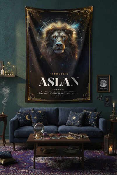 Vagonik Μοτίβο ταπετσαρίας τοίχου με μυστικιστικά σχέδια με θέμα το ζώδιο του...