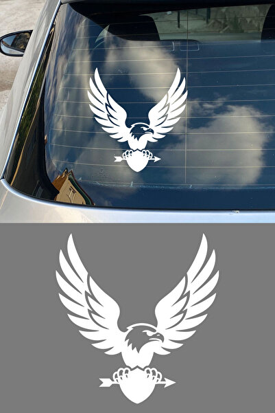 New Jargon Eagle Emblem Auto Sticker – Car Auto Motor Decorative Sticker 14X15Cm
