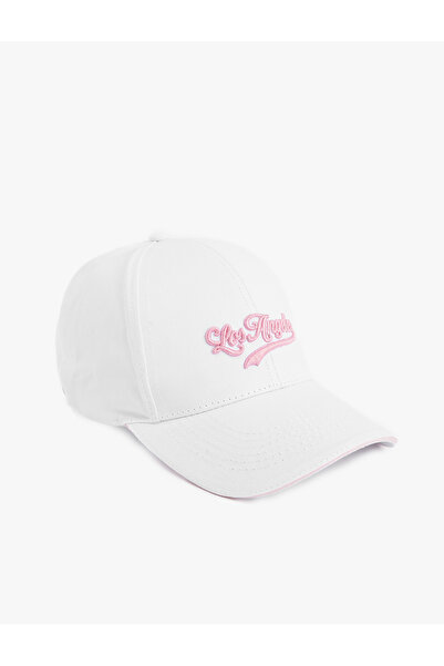 Koton Embroidered Cotton Cap Hat
