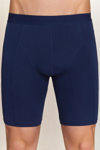 MORELOVE Berrak 1125-> 10'lu Paket Erkek Likralı Uzun Boxer Short