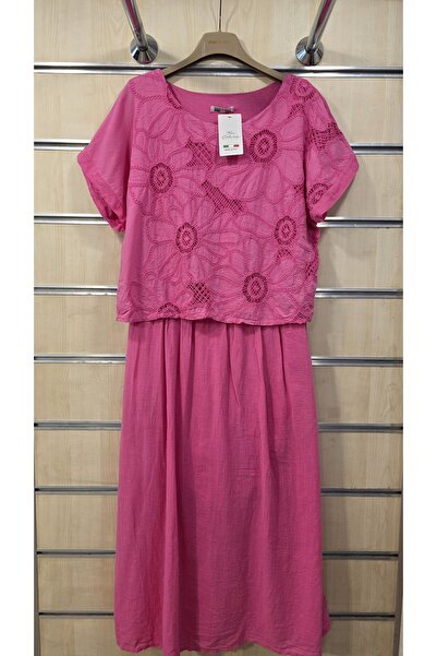 Park Moda Ιταλικό βαμβακερό φόρεμα με σχέδιο φιόγκους