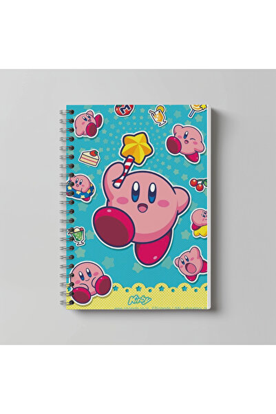 nihonwosekai Caiet spiralat Kirby Anime format A4, 60 de foi