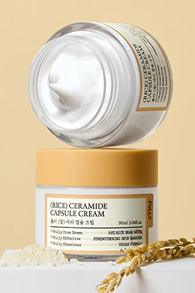 FULLY Rıce Ceramide Capsule Cream - Pirinç Seramid Bariyer Güçlendirici Kapsül Krem 90ml