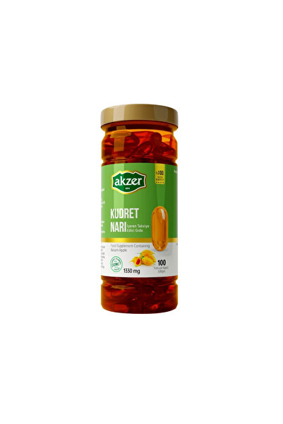 Akzer Kudret Narı İçeren Takviye Edici Gıda 1330 mg 100 Softjel